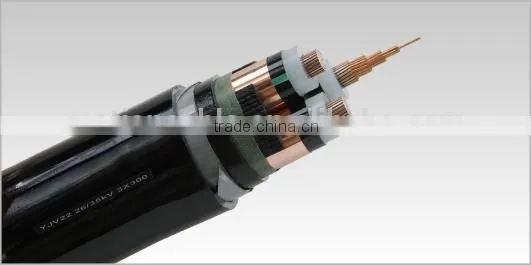 8.7/15KV solid copper conductor XLPE/PVC sheathed Power Cable, electrical power cable