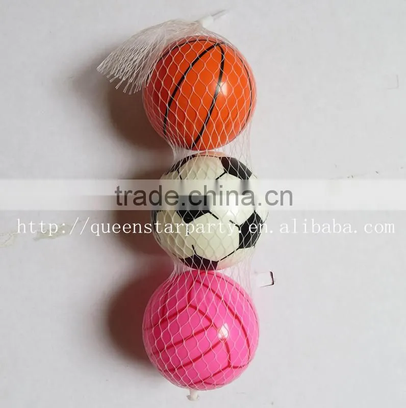 Exercise bouncing ball printing plastic ball pvc toy ball