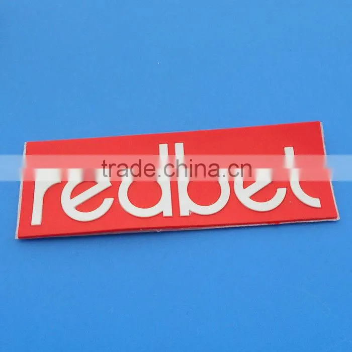Custom glow in the dark patch/patch label/pvc patch