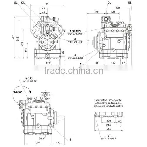4NFCY Bitzer Compressor Catalogue,AC compressor rebuild,used compressor manufacture