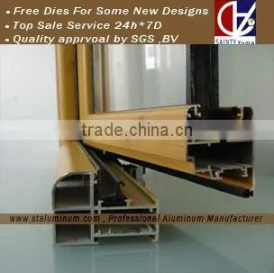 aluminium wood profiles with best price
