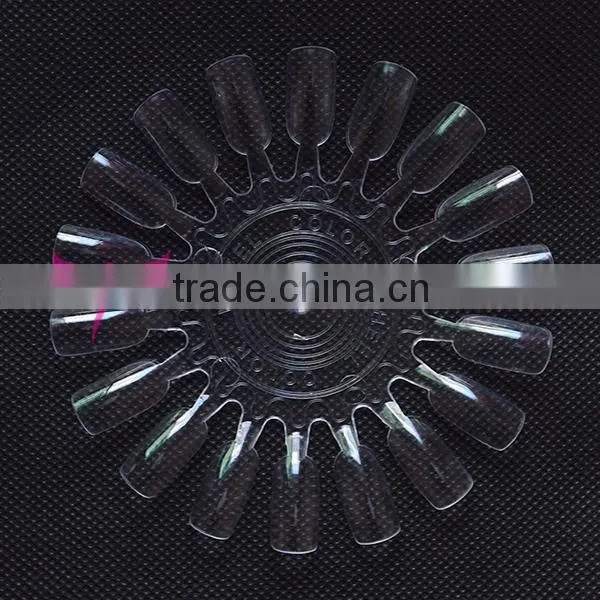 Nail art polish color display chart factory provide free sample