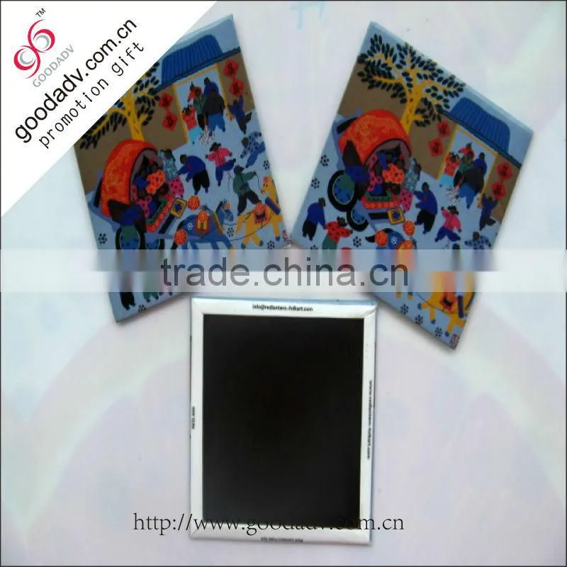 Updated best sell reliable quality logo photo print china high quality tin fridge magnet