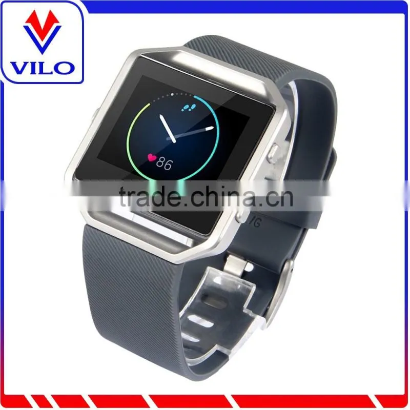 Silicone Rubber Sport Watch Band Strap Replace Watchband For Fitbit Blaze Watch