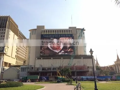 1680Hz refresh rate 1/4 scan 10000 dots/sqm smd p6 p10 outdoor led screen