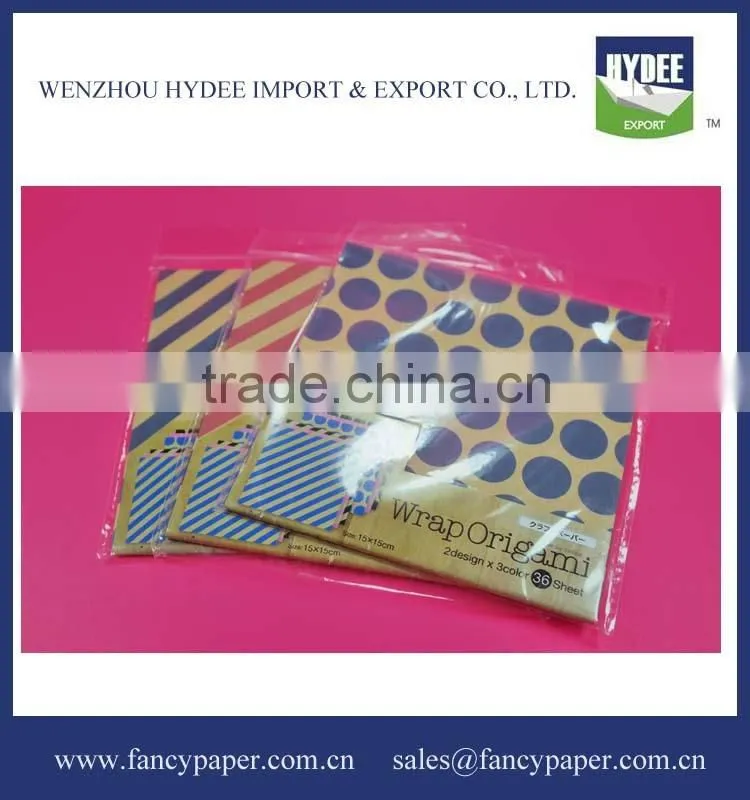 Colorful printed Origami paper Wrap origami