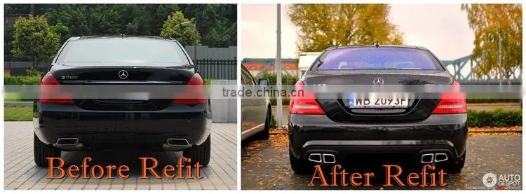 2016 Newest black amg exhaust