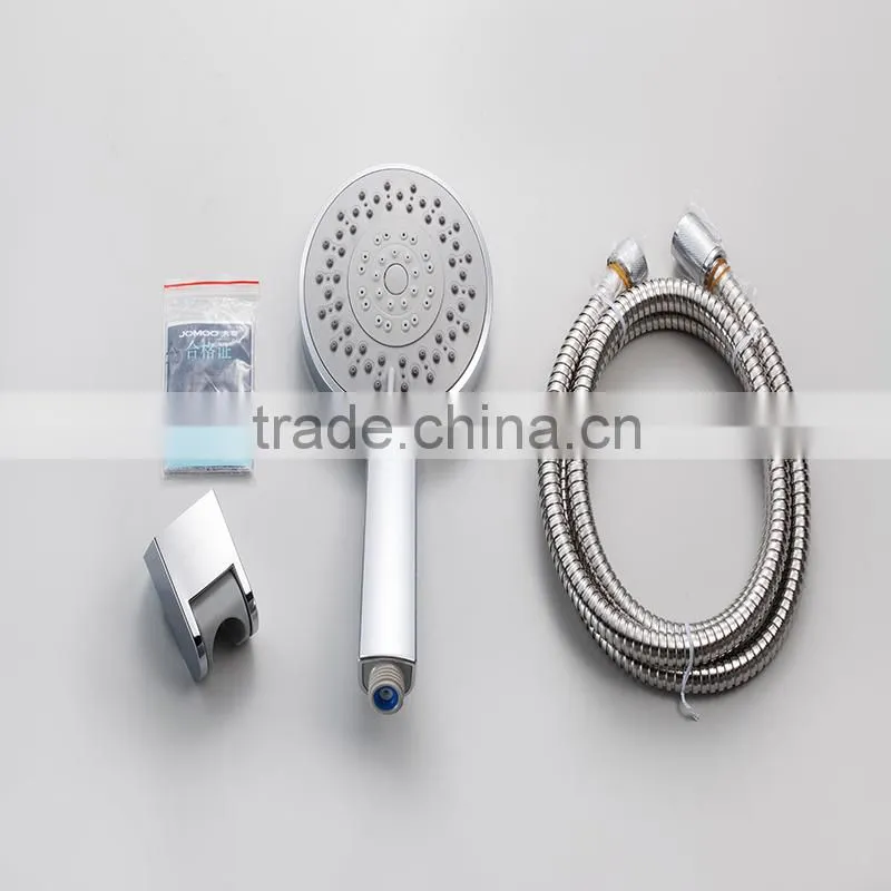 JOMOO LED air engry hand shower head Three-function hand shower, simple ,rain shower ,LED display,with hose