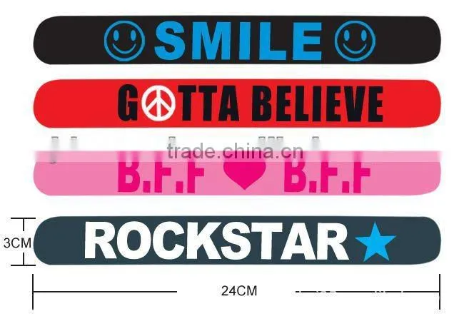 olympic silicone bracelets silicon bracelet small middle large size customized logo bracelet slap band