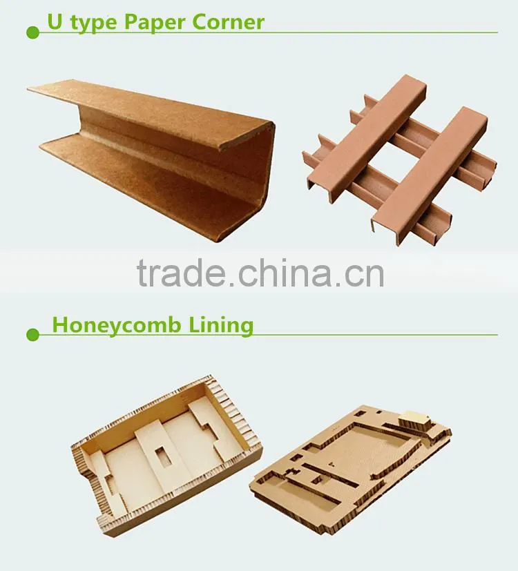 China oem compostable kraft paper edge board protector/angle protector