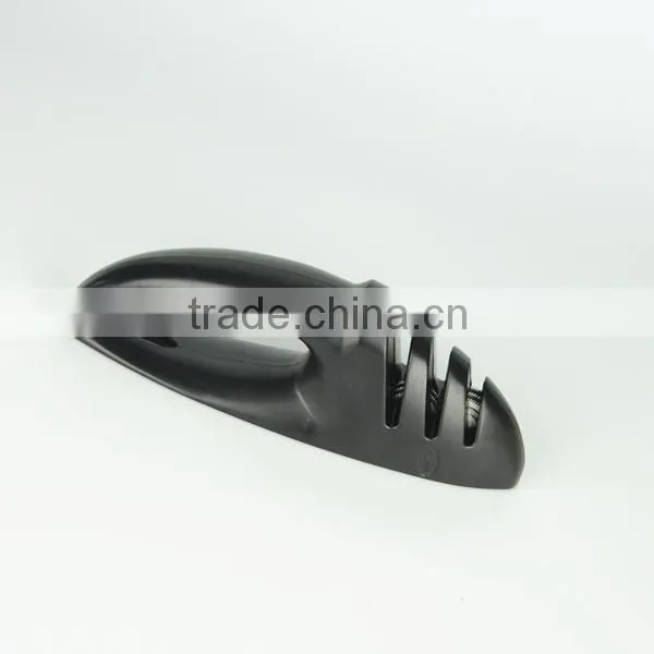 Hot selling household 3 stage stainless steel knife sharpener