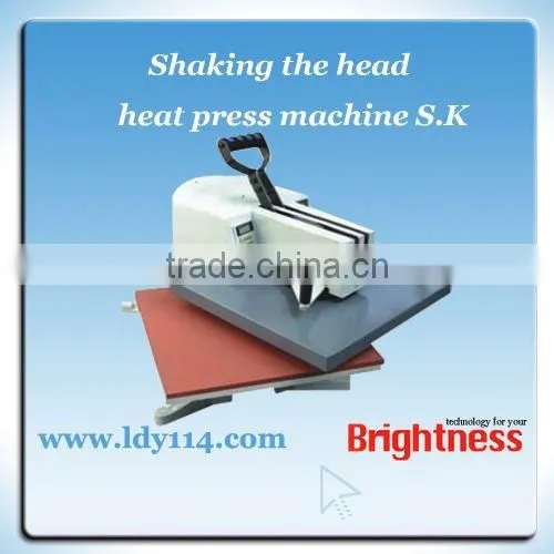 Brightness good price shaking the head heat press machine