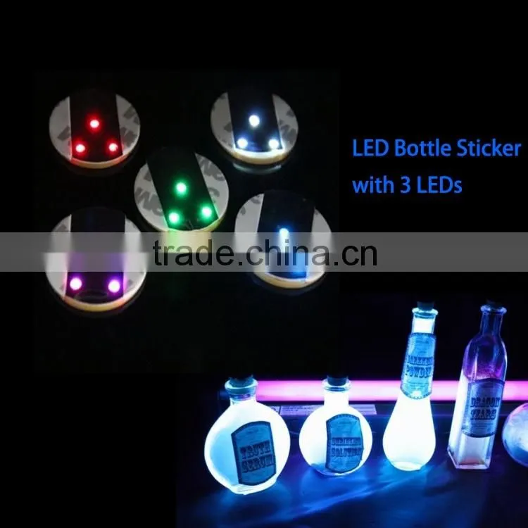 China Novelty Special Custom UV Black Light Placemats And Coasters,led sticker for bottle