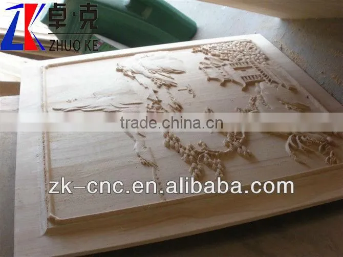 Wood Carving Machine With 2 GC Air Cooling Spindles/Dust Collector/DSP/Vacuum Table ZK-1325-2