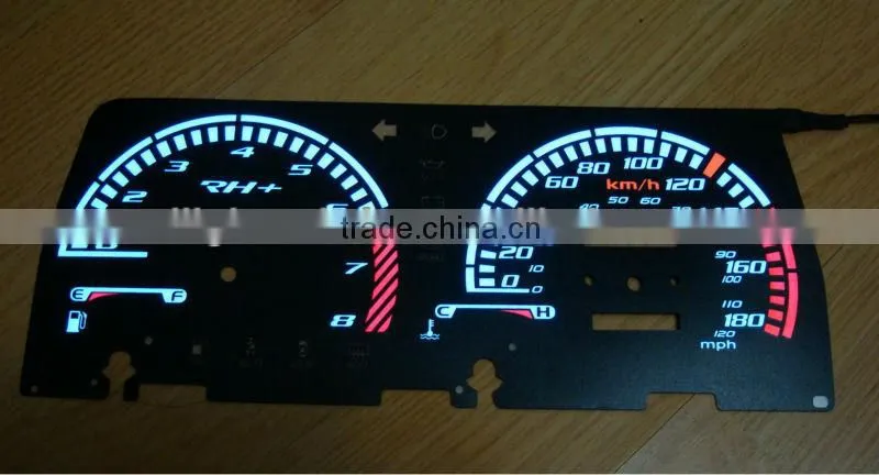 Superior quality EL auto Meter / EL glow car Meter / EL glow auto Meter