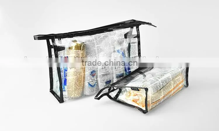 2015 Hottest Transparent Cosmetic PVC Bag Wholesale in China