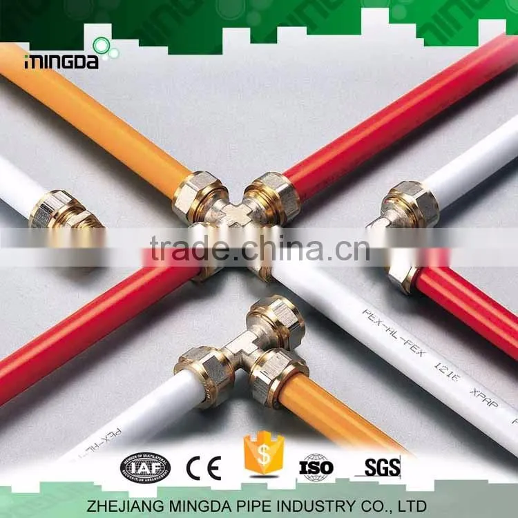 MD- underfloor multilayer floor heat pex al pex pipe and fitting aluminium plastic hot water pert pipe PEX-AL-PEX heating pipe