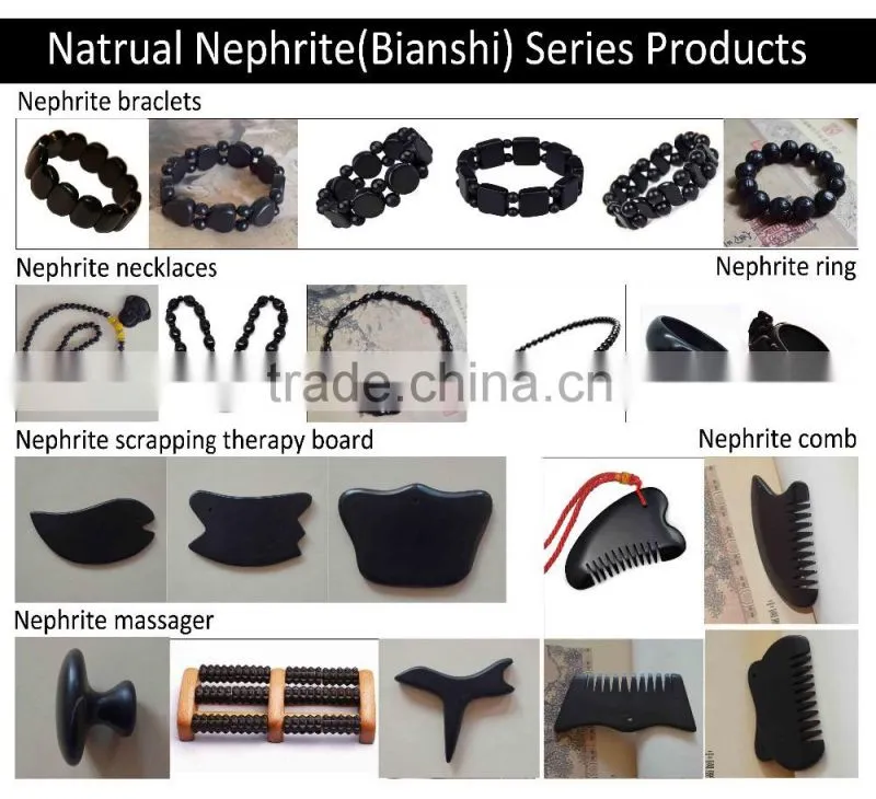 black nephrite comb