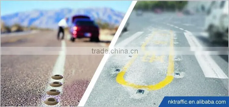 Factory wholesale traffic safety IP68 solar cat eyes reflective led road stud