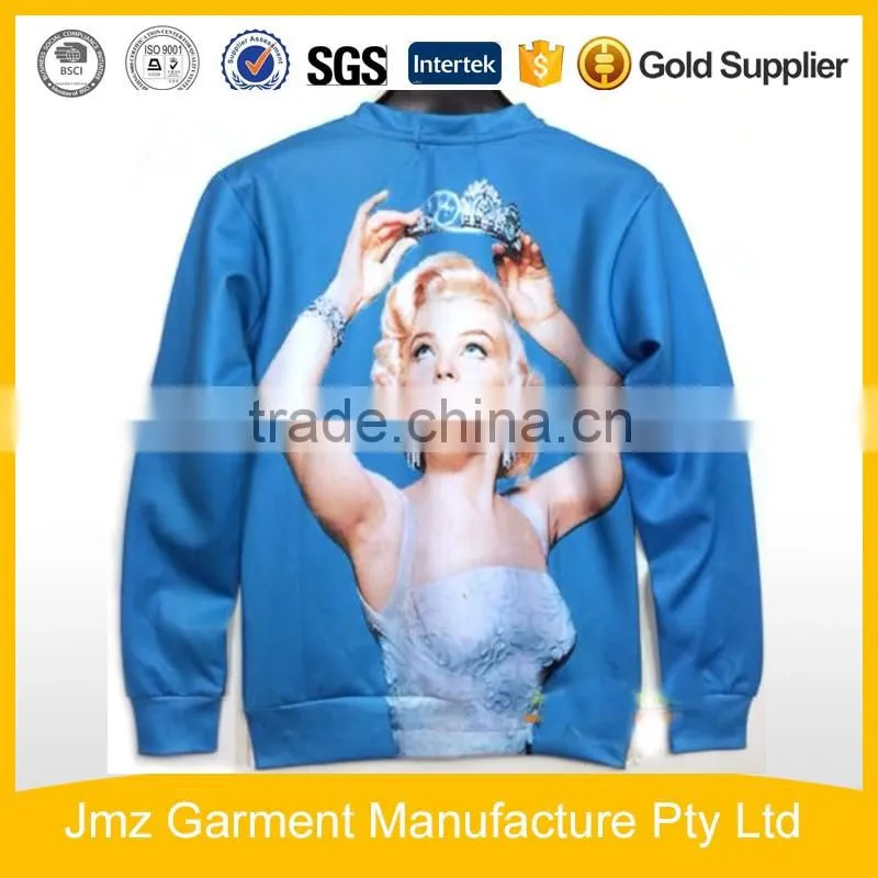 Men sublimation print crewneck sweatshirt all over print