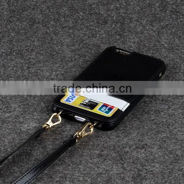 C&T Shoulder Strap back cover leather case for oppo neo 5