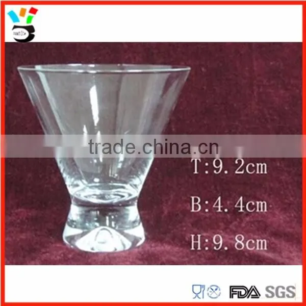 unique short stemmed bar martini glasses