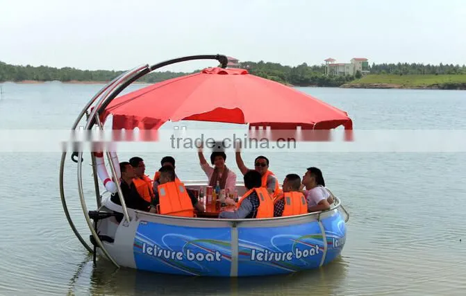 OEM Service Best Selling Leisure BBQ Donut Boat on Water Park