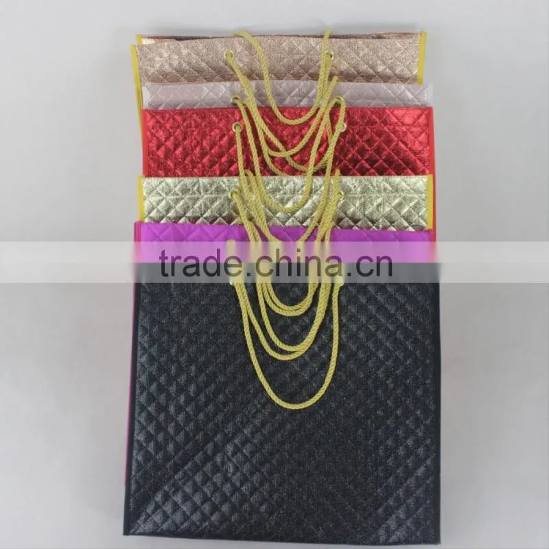 Durable plastic non-woven bag in big size with zipper