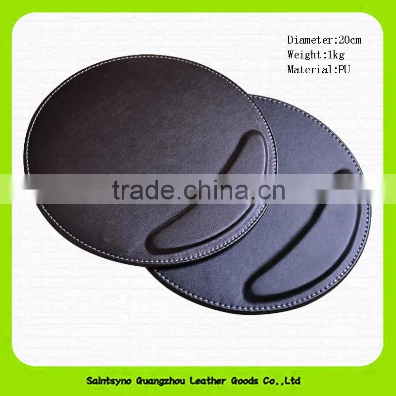 15006A OEM production pu leather promotion mouse pad,custom mouse pad,computer gaming mouse pad