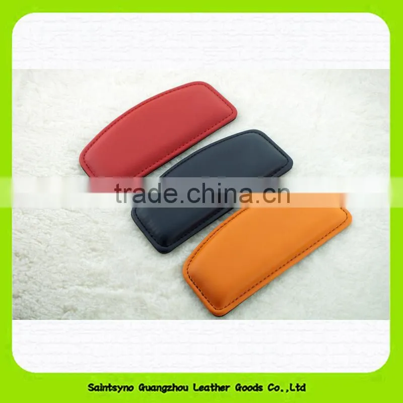 15014 Promotional ergonomic comfortable soft leather mouse pad wrist rest support
