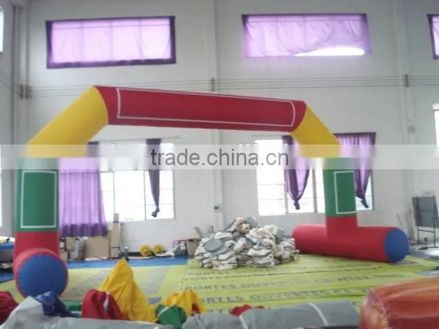 Colorful advertising giant inflatable arch for sale