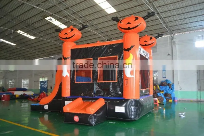 Hot selling outdoor kid's playing combo inflatable Halloween combo bouncer