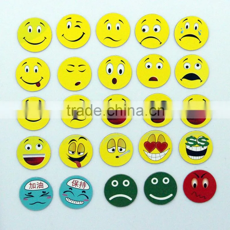 custom logo printed magnet sticker