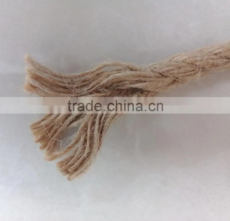3 strand or 4 strand jute rope with different sizes