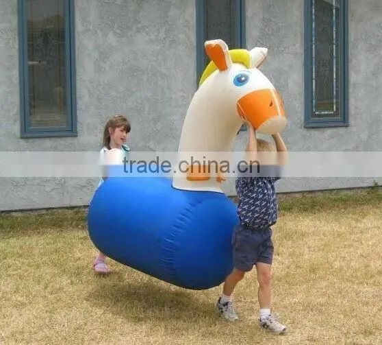 7.5mWx9mLx3mH fun derby inflatable pony hops race track outdoor inflatable race games