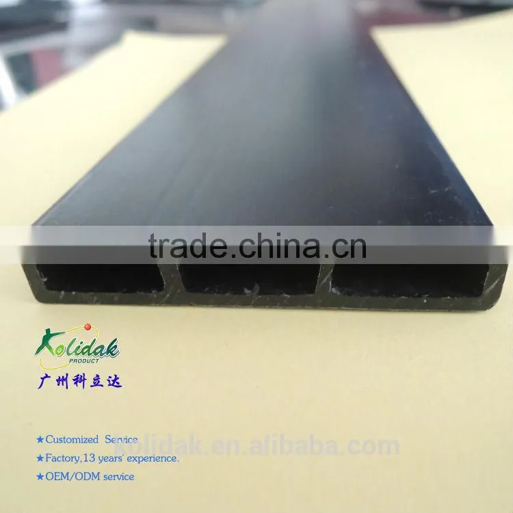 Three rectangle holes TPE plastic profile