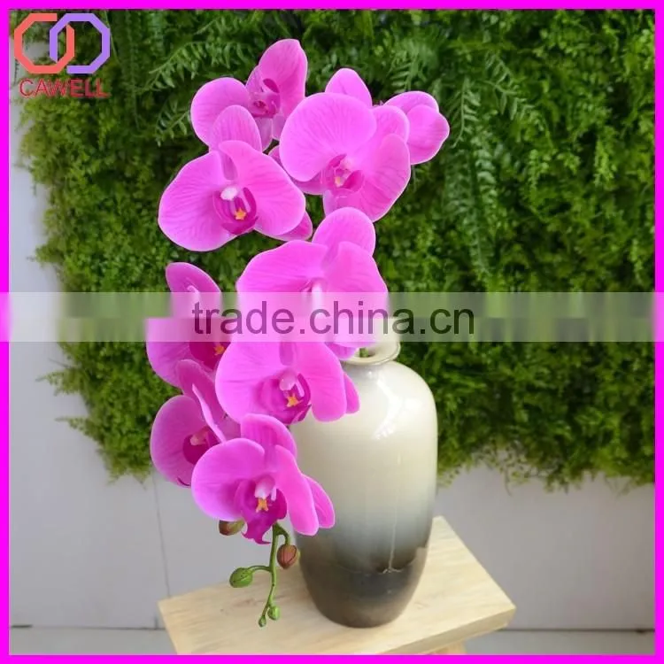 real touch nice wedding silk purple artificial phalaenopsis
