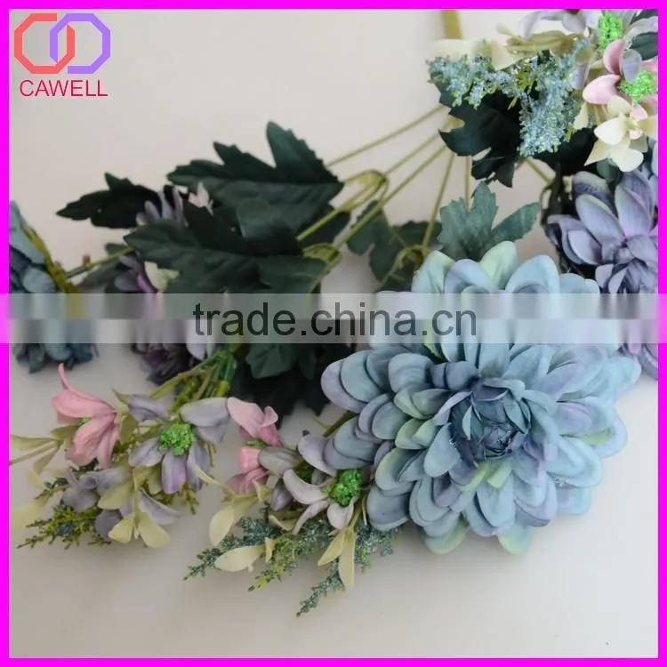 10 heads bush marigold flower wholesale artificial flowers