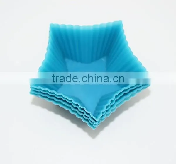 cup cake type silicone pumpkin shape cake mold