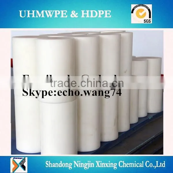 Hard heat resistant plastic UHMWPE/HDPE rods, Solid plastic rods, UHMWPE/HDPE rods