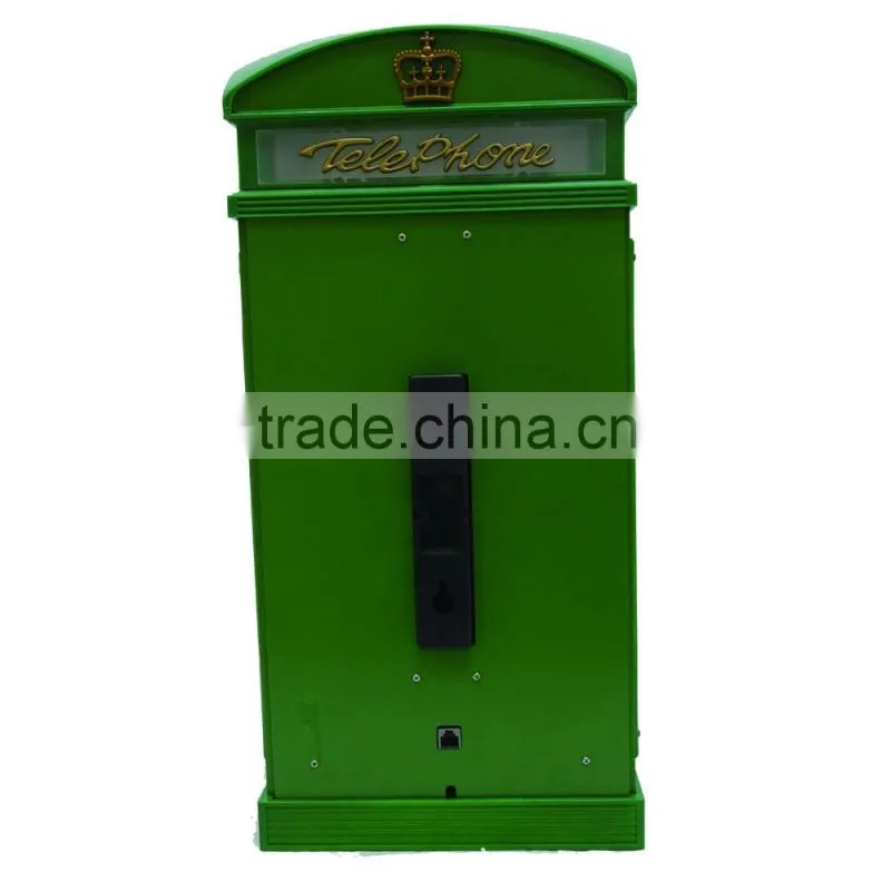 RESEMBLES 1920'S STYLE TELEPHONE BOX