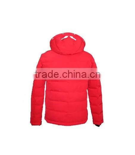 Top Quality red winter windproof waterproof mens ski coat