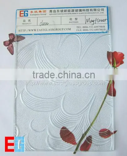 clear pattern glass ; diamond patterned glass