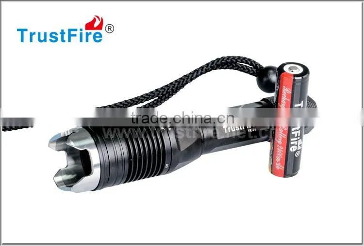 Trustfire factory TR-J1 cree led waterproof dive flashlight/dive torch