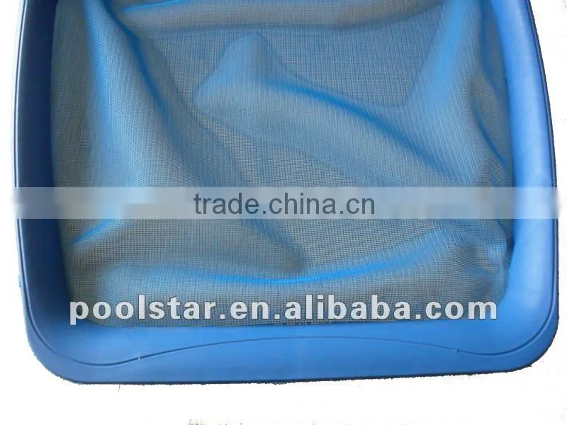 Ocean Blue Flat Swimming Pool Skimmers, Plastic Heavey Duty Leaf Rake