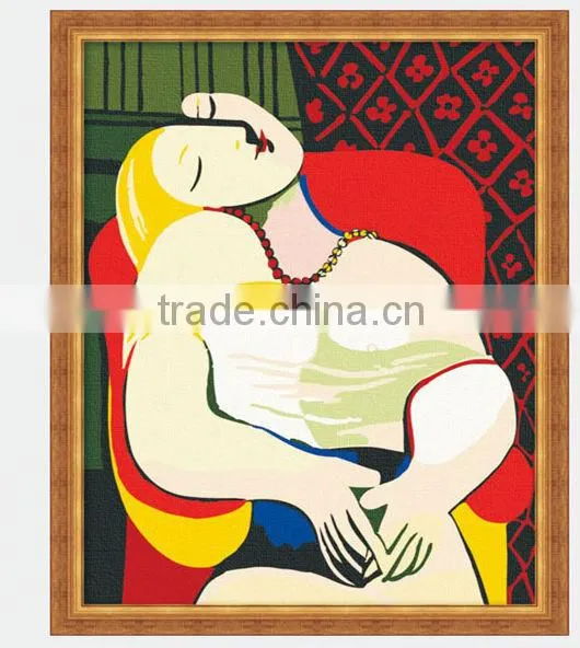 Home decorative diy oil painting by numbers