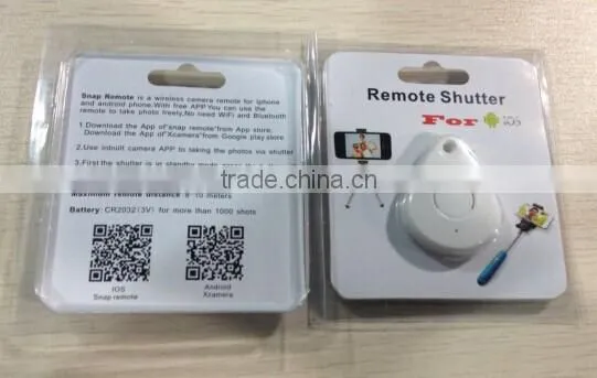 2015 best seller Ultrosonic remote shutter control compatible with all smartphone no need pairing