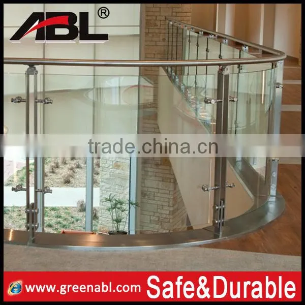 Hot sale Stainless steel glass balustrade for balcony and staircase design