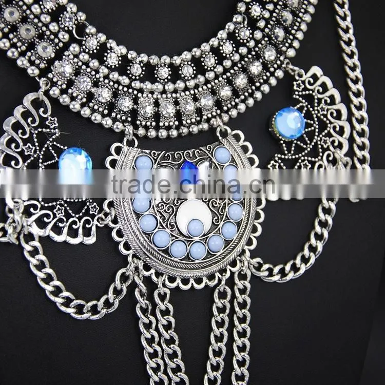 new 2015 alloy necklace ladies jewellery bijouterie