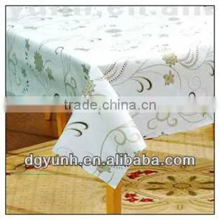 Orange Pokla Dot Vinyl Tablecloth